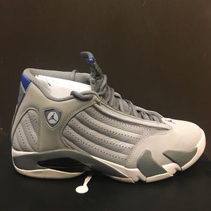 Nike Air Jordan 14 Wolf Grey Mens size 11